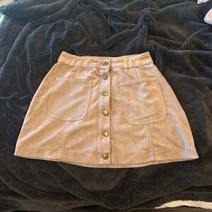 Suede altar’d state skirt